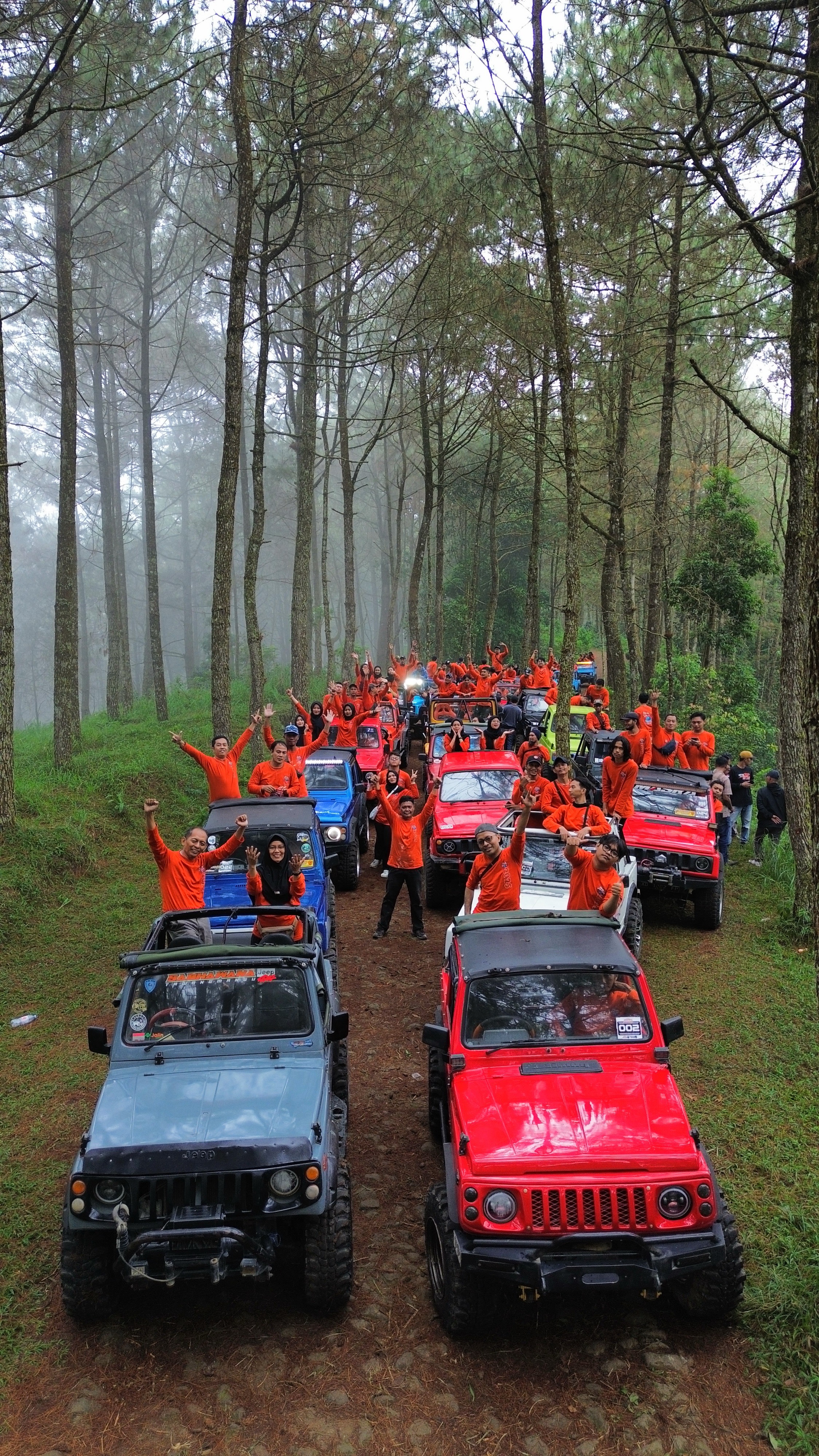 Jeep adventure Tawangmangu bersama keluarga